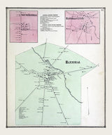 1867 Map of Hannibal Oswego County New York