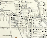 1867 Map of Mexico Oswego County New York