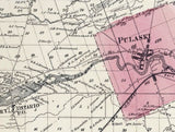 1867 Map of Richland Village Oswego County New York