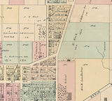 1875 Map of Millersburg Holmes County Ohio