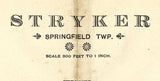 1894 Map of Stryker Williams County Ohio