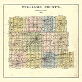 1894 Map of Williams County Ohio