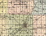1894 Map of Williams County Ohio