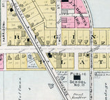 1912 Map of Verona Preble County Ohio