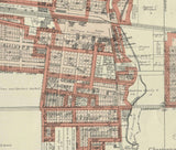 1921 Map of Chesterton and Porter Porter County Indiana