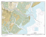 2017 Nautical Chart of Savannah River Georgia and Wassaw Sound Hilton Head Island