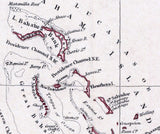 1835 Map of The Antilles or West-India Islands