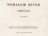 1891 Nautical Chart of Nehalem River Entrance Oregon