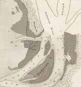 1891 Nautical Chart of Nehalem River Entrance Oregon