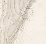 1891 Nautical Chart of Nehalem River Entrance Oregon