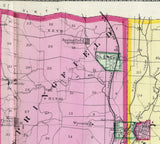 1869 Map of Hamilton County Ohio
