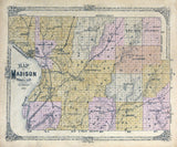 1873 Map of Madison County Illinois