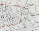 1879 Map of Nashville Tennessee and Vicinity