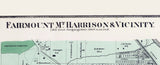 1869 Map of Fairmount Mt Harrison Hamilton County Ohio