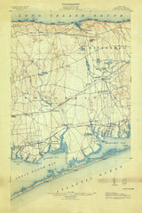 1904 Topo Map of Moriches New York Brookhaven