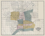 1887 Map of Knoxville Tennessee