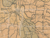 1905 Map of Maury County Tennessee