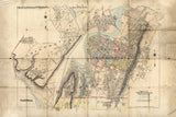 1914 Map of Chattanooga Tennessee and Vicinity