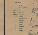 1923 Map of Dickson County Tennessee