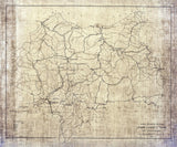 1930 Map of Lewis County Tennessee