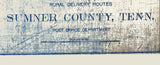 1930 Map of Sumner County Tennessee