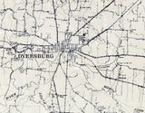 1936 Map of Dyer County Tennessee