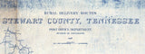 1938 Map of Stewart County Tennessee