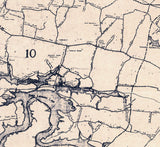 1944 Map of Knox County Tennessee