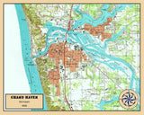 1989 Map of Grand Haven Michigan