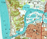 1989 Map of Grand Haven Michigan