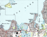 1993 Map of Fox Lake Illinois