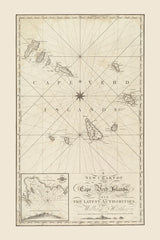 1805 Map of the Cape Verde Islands