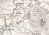 1875 Map of Shenandoah Page and Warren County Virginia