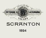 1894 Map of Scranton Pennsylvania