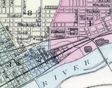 1884 Map of Williamsport Pennsylvania