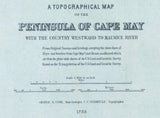 1888 Map of Cape May New Jersey