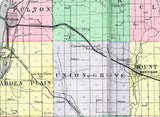 1893 Map of Whiteside County Illinois