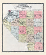 1901 Map of St Clair County Illinois