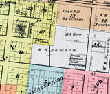 1903 Map of Yorkville and Bristol Kendall County Illinois