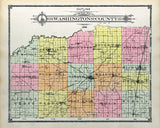 1906 Map of Washington County Illinois