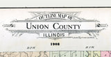 1908 Map of Union County Illinois