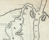 1850 Map of Lake George New York