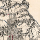 1867 Map of North Anna Virginia