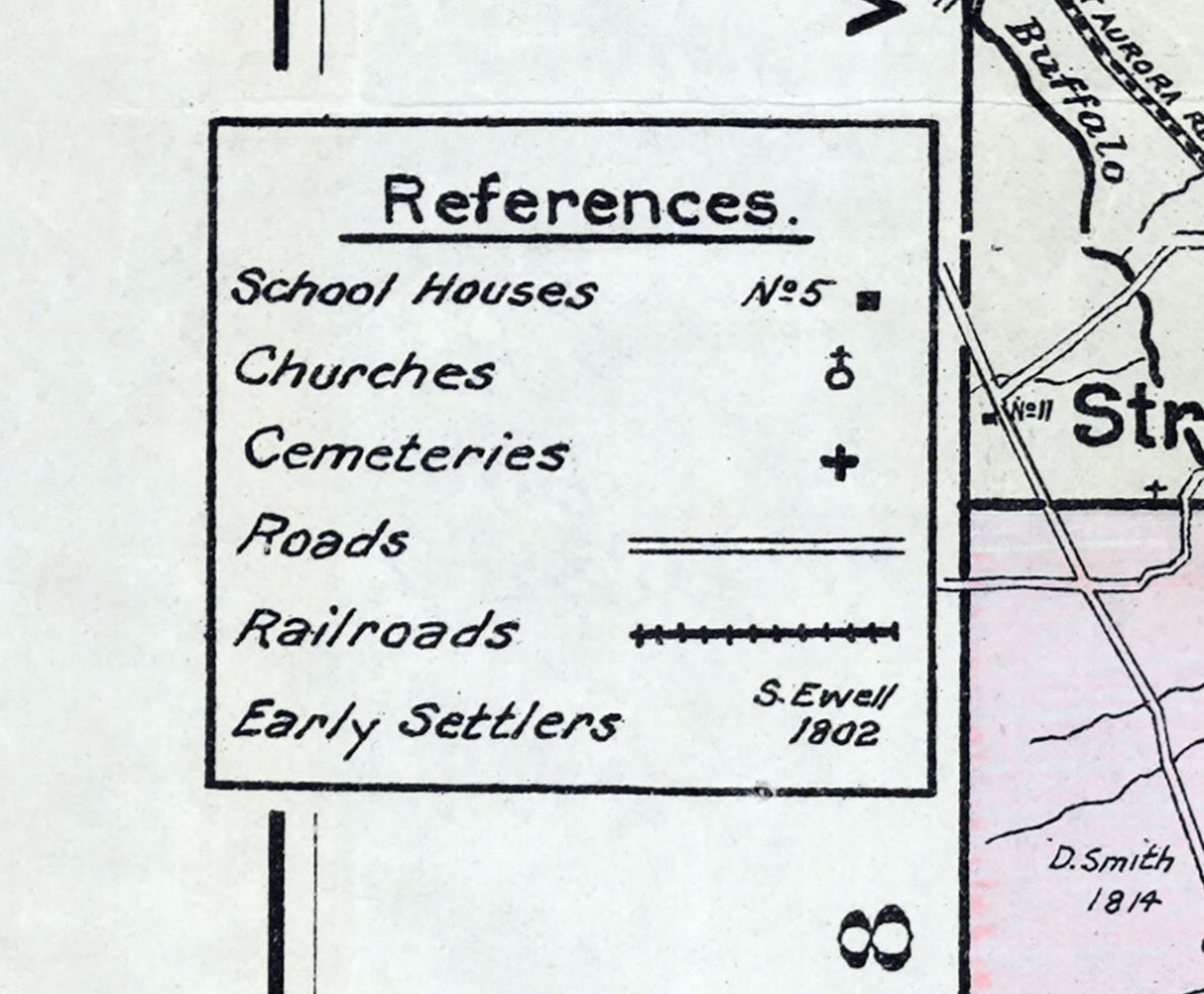 1902 Map of Wyoming County New York