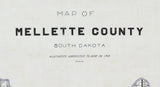 1915 Map of Mellette County South Dakota