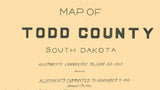 1915 Map of Todd County South Dakota