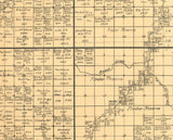 1915 Map of Todd County South Dakota