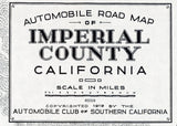 1919 Map of Imperial County California