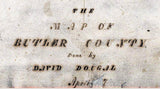 1817 Map of Butler County Pennsylvania