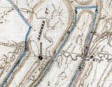 1818 Map of Bedford County Pennsylvania